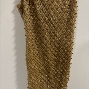 Fashion Nova Tan Glam Roxi Dress